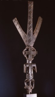 Bowstand  in the form of a female figure