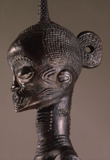 A fine example of the figures with scarification design known as Mbulenga (fortune & beauty)