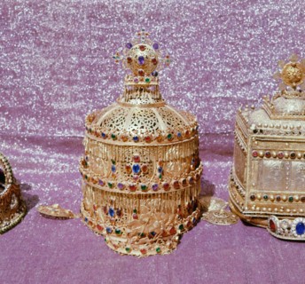 Votive crown of Menelik II, dedicated after the Ethiopian victory over the Italian invasion in 1896