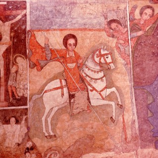 Detail of a wall painting