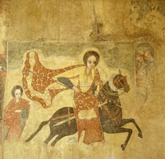 Detail of a wall painting