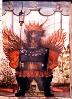 Illustrated page from the manuscript of Sabaoth