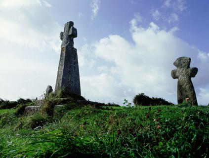 Croas Men monument at Lampaul Plondalmezeau, Finistere