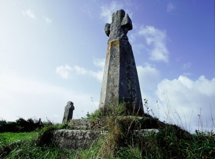 Croas Men monument at Lampaul Plondalmezeau, Finistere