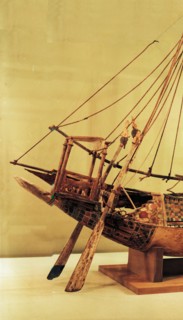 One of Tutankhamuns model boats