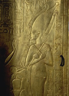 Detail of the second largest shrine of Tutankhamun