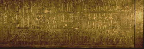 Detail of the second largest shrine of Tutankhamun