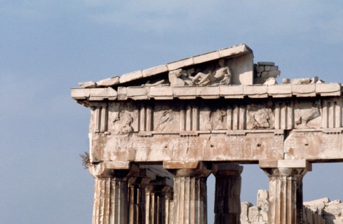 Detail of the Parthenon