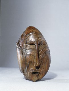 Stylised egg shaped head