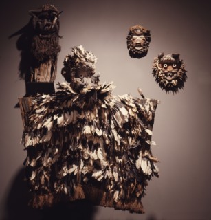 Toma mask representing a mythical bird, used at initiations, funerals and other ceremonies of the secret Poro society