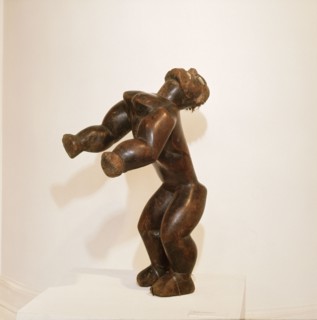 In his journal Captain Cook recorded seeing this unique male figure in the mausoleum of the House of King Kaewe
