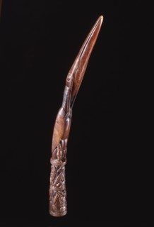 A wand or tapper used in the Yoruba Ifa divination cult