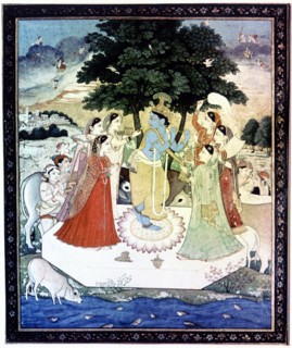 Illustrated page from the Gita Govinda