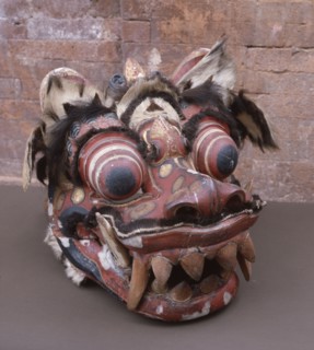 Each Balinese community stages regular performances in which Barong, a mythical lion, fights Rangda the Queen of witches