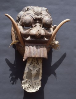 Each Balinese community stages regular performances in which Barong, a mythical lion, fights Rangda the Queen of witches