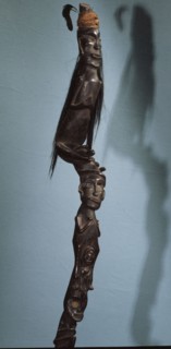 The staff was the most powerful instrument of a Batak shaman