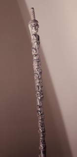 The staff was the most powerful instrument of a Batak shaman