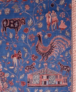 A detail of a batik sarong