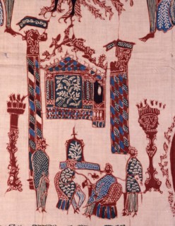 A detail of a batik sarong