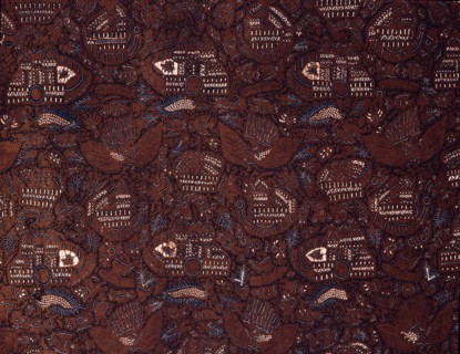Detail of a batik kain