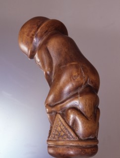 A Javanese kris handle
