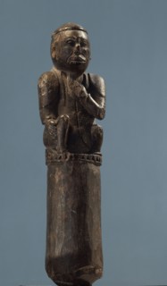 A stopper in the form of a Chinese or Malay man