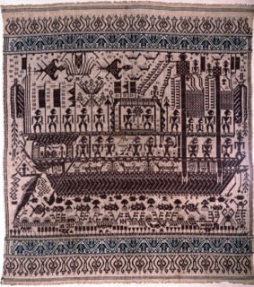 Palepai (meaning ship) cloth from Lampong
