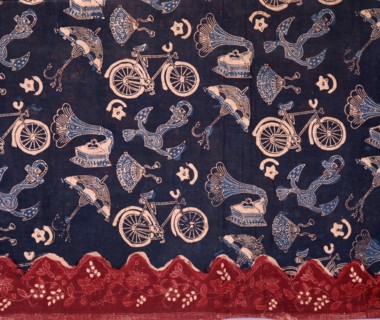 A detail of a batik sarong