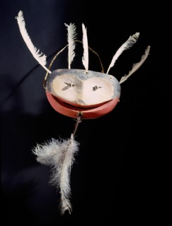 A dancers masquette which was worn on the forehead