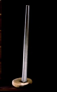 A proto Bactrian lingham and white yoni