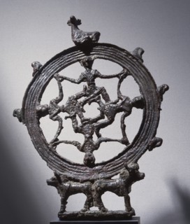 Standard showing roundel of water deities