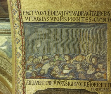 One of a number of mosaics in the Basilica of San Marco, Venice depicting scenes from the Old Testament