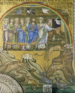 One of a number of mosaics in the Basilica of San Marco, Venice depicting scenes from the Old Testament