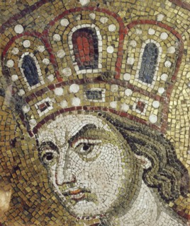 A detail of mosaic in the Basilica of San Marco, Venice