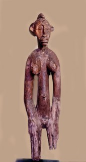A Senufo figure representing a matrilineal ancestor