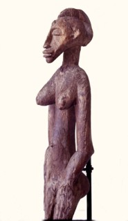 A Senufo figure representing a matrilineal ancestor