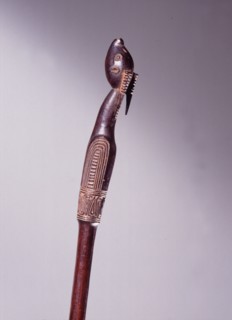 Staff with animal finial