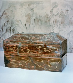 A casket excavated in 1931 from a tomb at Nangnangni, near Pyongyang