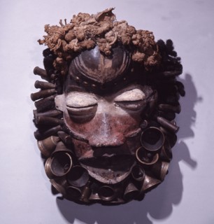A mask which may represent a forest spirit