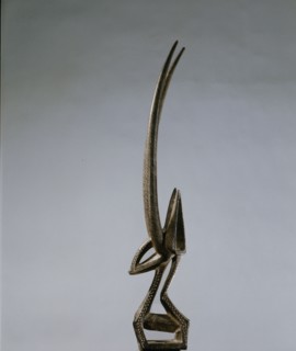 Chi Wara, depicting a mythical hero, combining aspects of man and antelope who taught men to till the fields