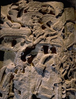 Commemorative stela to Two Wind, ruler of Piedras Negras