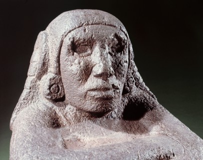 Seated figure of Xochipilli, the Aztec god of music and dance