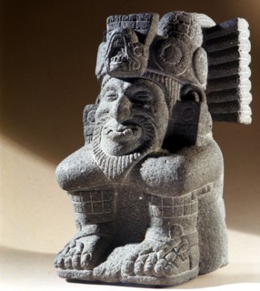 The Two Lord, Ometecuhtli who was both male and female and the supreme creative deity in the Aztec Pantheon