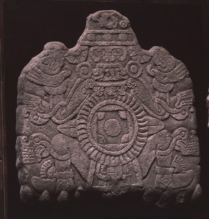 Relief showing Tlaloc as Lord of Tlalocan, identified by his four teeth