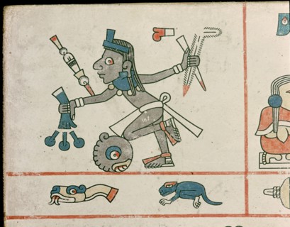 Detail of a page from the Codex Fejervary Mayer