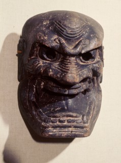 Demon mask from a Noh drama