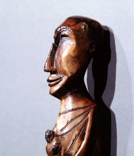 A female fertility figurine known as the Okvik Madonna