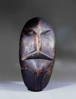 Masks such as these were worn during ceremonies relating to the whale hunt