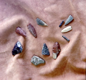 Denbigh drill fragments, blades and scrapers