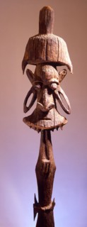 Roof finial post from a mens meeting house